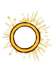 Spritzer Tropfen Ring 
