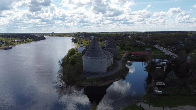 Staraya Ladoga is a rural locality in Volkhovsky District of Leningrad Region, Russia. The heart of Staraya Ladoga is an old fortress where the Ladozhka flows into the Volkhov