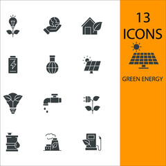 energy icons set . energy pack symbol vector elements for infographic web