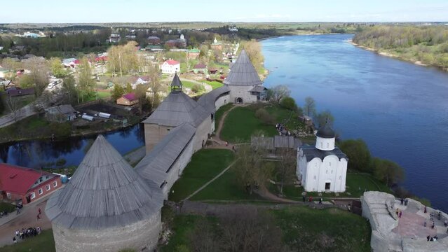 Staraya Ladoga is a rural locality in Volkhovsky District of Leningrad Region, Russia. The heart of Staraya Ladoga is an old fortress where the Ladozhka flows into the Volkhov