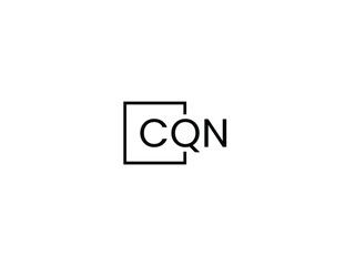CQN Letter Initial Logo Design Vector Illustration