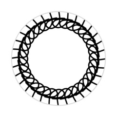 mandala design with abstract shape. black and white vector. ornament and decoration motif concept. template for wallpaper, patterns, carpet, textile and seamless