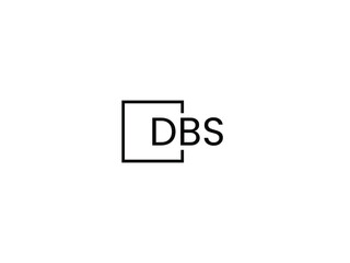 DBS Letter Initial Logo Design Vector Illustration