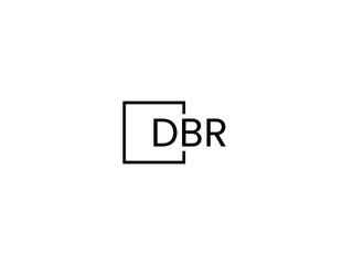 Fototapeta premium DBR Letter Initial Logo Design Vector Illustration