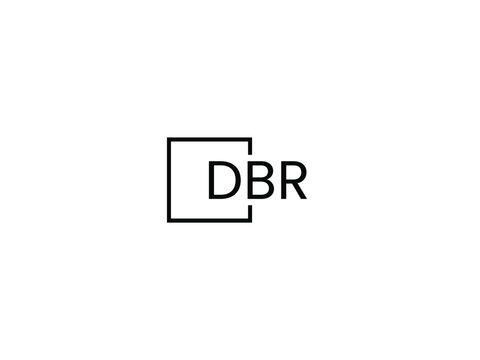 DBR Letter Initial Logo Design Vector Illustration