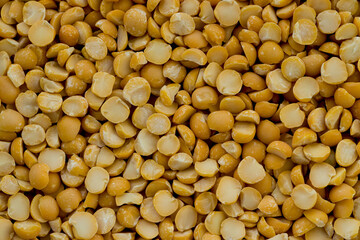 Peas. Pea groats texture background. Pea background. Groats. Texture.