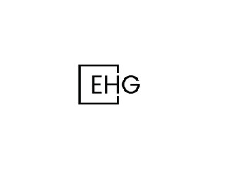 EHG Letter Initial Logo Design Vector Illustration