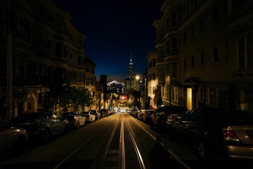 Fototapeta na wymiar San Francisco street view