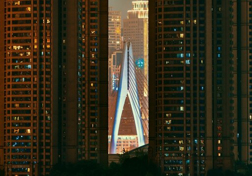 Chongqing Apartment Building Closeup