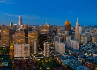 Obraz premium San Francisco skyline panorama