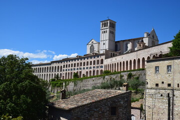 Fototapeta na wymiar Assisi - Basilica di San Francesco