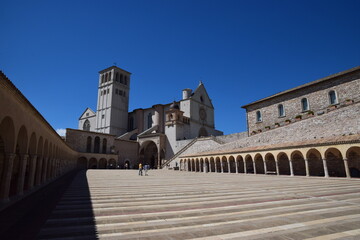 Assisi - Basilica di San Francesco - obrazy, fototapety, plakaty
