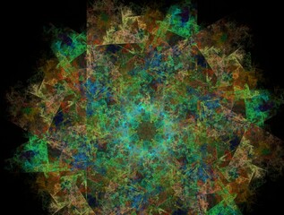 Imaginatory fractal abstract background Image