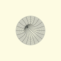 Minimalist Geometric Circle Logo Design, Linear Circle Logo Design