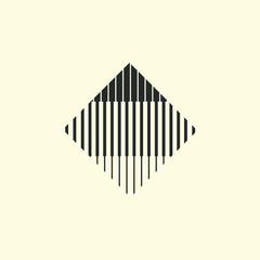 Minimalist Geometric Box Logo Design, Symbolic Icon
