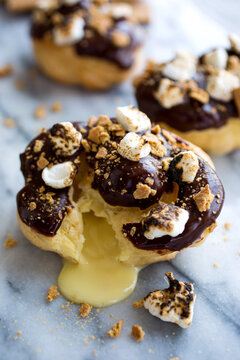 S&rsquo;mores Cream Puffs