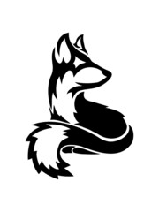 Fuchs künstlerische Illustration 