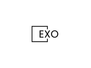 EXO Letter Initial Logo Design Vector Illustration