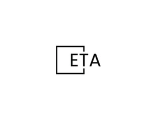 Obraz premium ETA Letter Initial Logo Design Vector Illustration