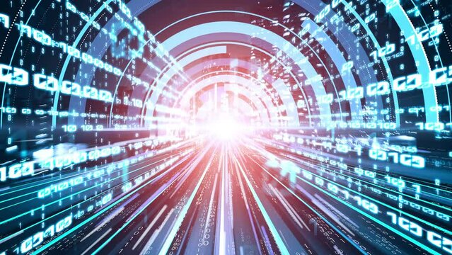 Software development, application programming code and tacit computer coding . Concept of smart digital transformation and technology disruption that changes global trends in new information era .