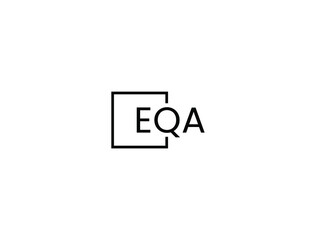 EQA Letter Initial Logo Design Vector Illustration
