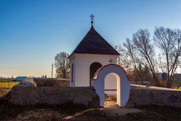 Kaplica pod wezwaniem św. Barbary z XVIIIw, Bacuty, Podlasie, Polska