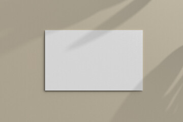 mockup of business card. 3d illustration