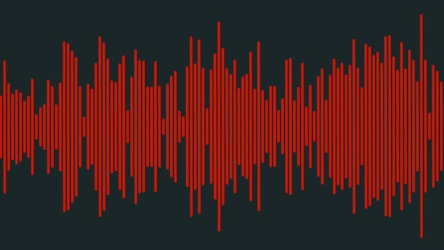 Equalizer Audio Waveform Spectrum Colored Level Dynamic Waves Background