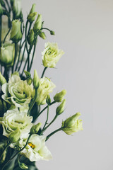 Bouquet of green flowers 