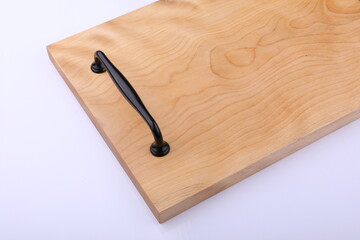 wooden tray for dishes as made of natural material oak birch or pine 