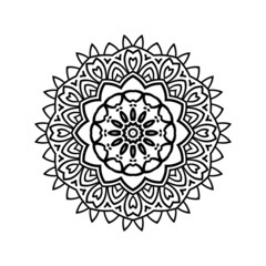 Floral mandala, vector illustration Design