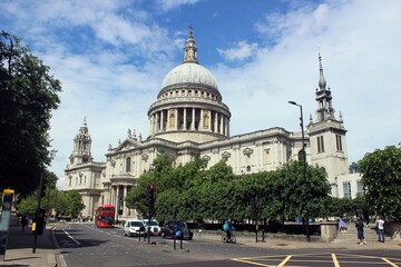 Fototapeta na wymiar St Paul's Cathedral, City, London.