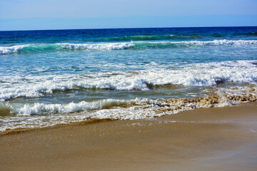 waves on the beach