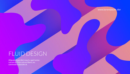 Abstract Poster. Cool Landing Page. Spectrum Invitation. Vibrant Frame. Flow Fluid Flyer. Dynamic Shape. Futuristic Screen. Violet Memphis Layout. Lilac Abstract Poster