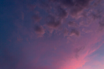 Obraz premium Dark clouds before storm and rain.