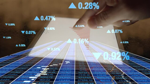 Corporate Business Finance Economy Market Statistics Infographic Background