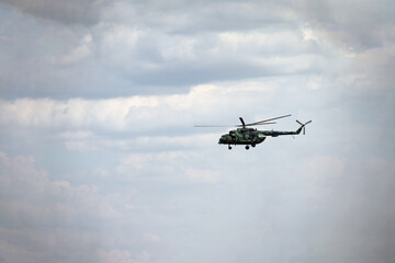 Fototapeta premium Russian military helicopter