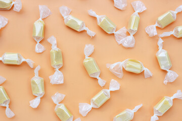 Delicious sweet durian flavor candy