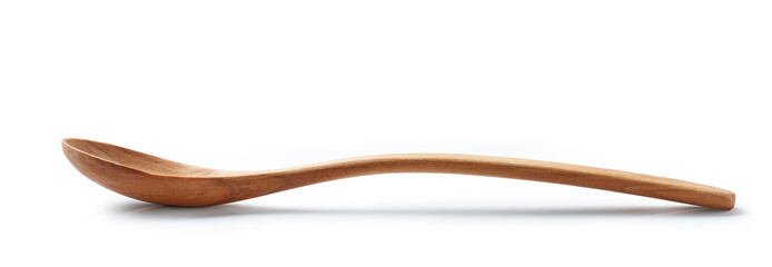 new empty wooden spoon