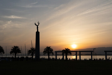 sunset at the beach