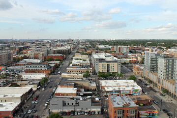 Obraz premium landscape view of the city