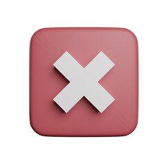 3D Rendering Illustration Remove Or Wrong Sign Photo HD