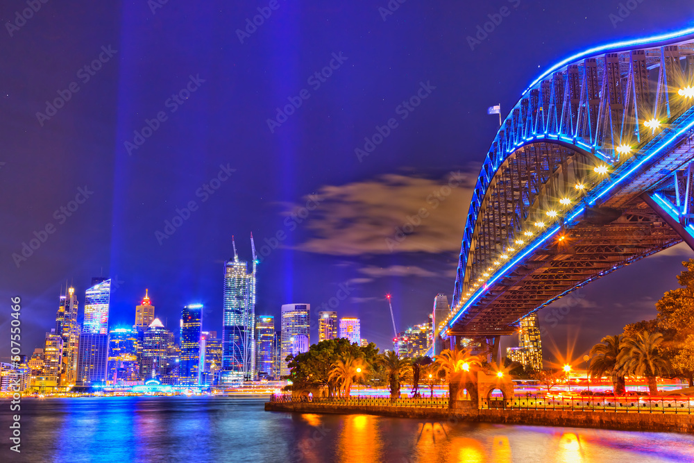 Poster syd vivid 22 br kir arch cbd rays blue