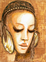 Ethnic woman