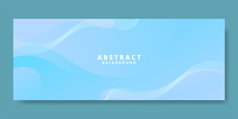 Abstract Colorful liquid Banner Template. Modern background design. gradient color. Blue Dynamic Waves. Fluid shapes composition. Fit for website, banners, wallpapers, brochure, posters