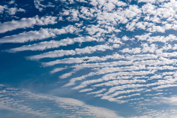 blue sky with clouds