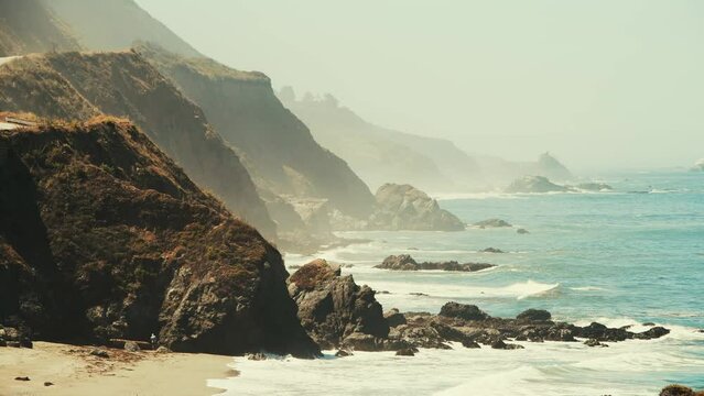 Big Sur sea coast