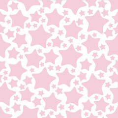 Seamless pattern with star. Design for wall decoration, postcard, poster, brochure, shirt, etc.