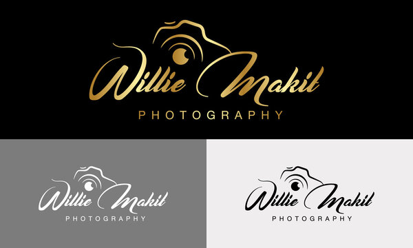 Camera photography logo icon vector template