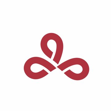 PPP, POP, POO, MOP, POM initials geometric logo and vector icon